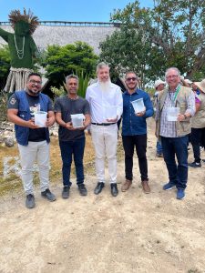 Moscamed participa de cerimônia oficial de liberação de machos estéreis do Aedes aegypti em território indígena